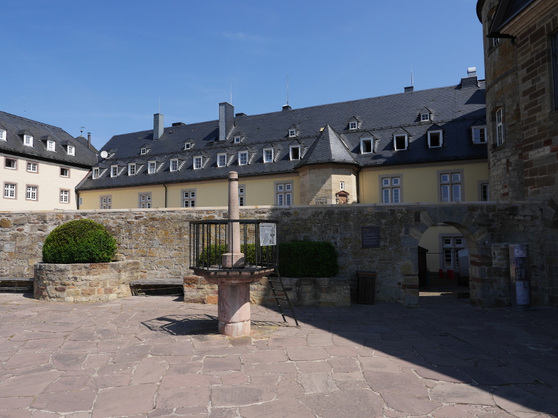 Schloss Waldeck Terrasse