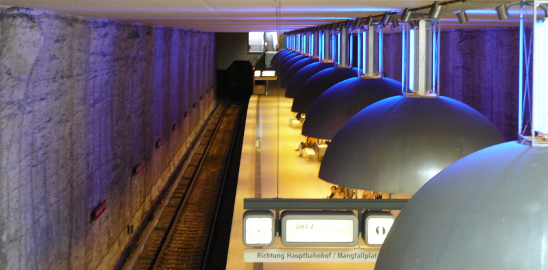 U-Bahn München - Bahnhof Ostfriedhof