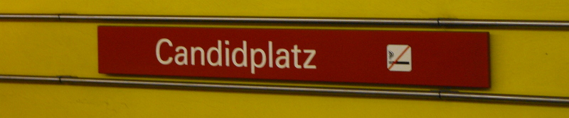 U-Bahn München - Bahnhof Candidplatz