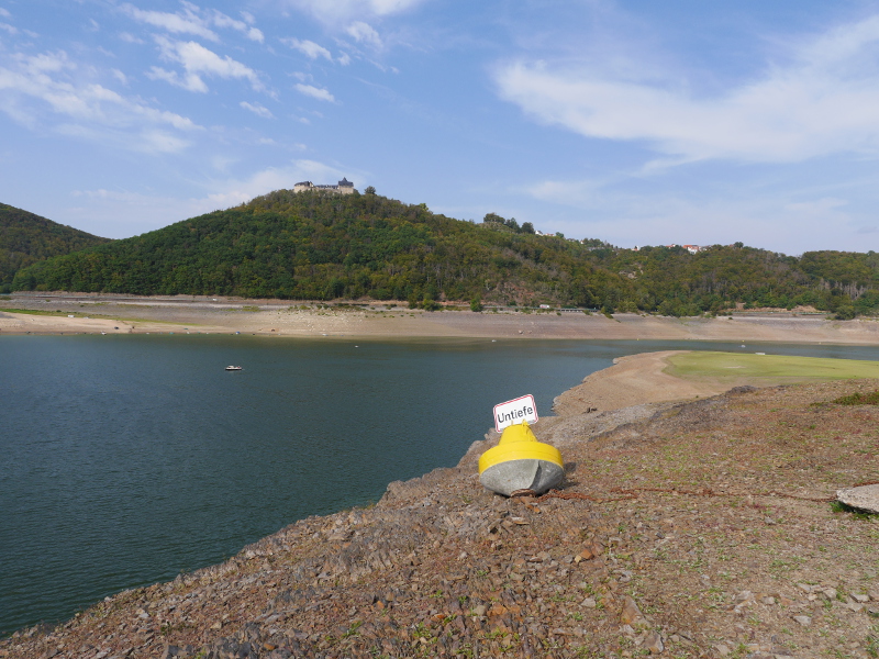 Edersee bei Niedrigwasser