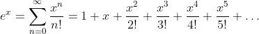 Exponential Function Taylor Series