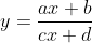 Möbius Transformation with Real Values