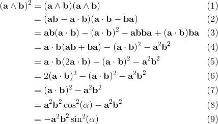 Bivector Square