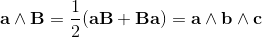 Vector Bivector Outer Product