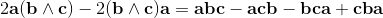 Vector Bivector Product
