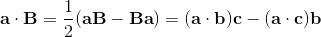 Vector Bivector Inner Product