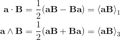 Vector Bivector Inner and Outer Product